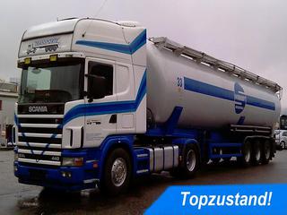 Scania 124  - 440 Topline KOMPLETTZUG SILO 29631 EUR Nathan Amanatidis Nutzfahrzeuge